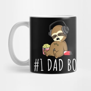Number One Dad Bod Sloth Funny Father's Day Mug